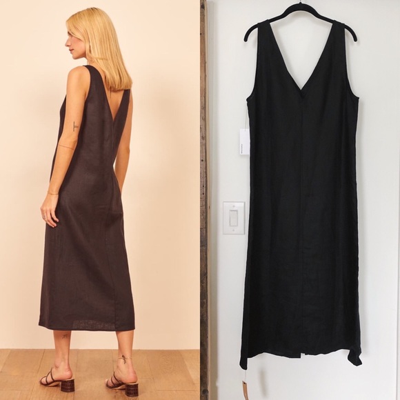 Nwt Reformation Linen Cliff Dress 